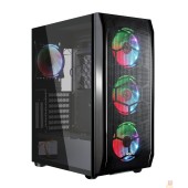 корпус Ginzzu GL300 FAN 12CM RGB*4 USB3.0 Window