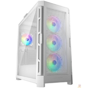 Корпуса Cougar Airface Pro RGB White 4x120MM ARGB FAN, ARGB FAN HUB, БЕЗ БП, БЕЛЫЙ, E-ATX