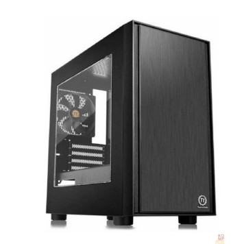 Корпус Case Tt Versa H17  черный без БП mATX 2xUSB2.0 1xUSB3.0 audio bott PSU