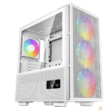 Корпус Корпус Deepcool CH560 DIGITAL WH без БП, боковое окно 
