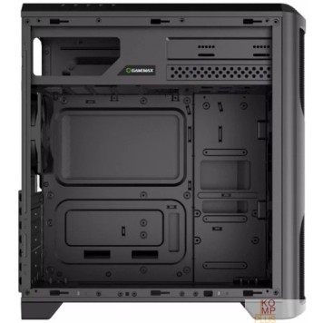 Корпуса Gamemax G562 Matrix ATX case, black, w/o PSU, w/1xUSB3.0+2xUSB2.0, w/1x12cm 32xLeds Blue LED rear fan-2