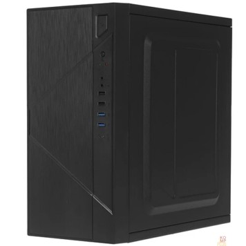 Корпус Foxline FZ-059-SX450R-U32C Case Forza mATX case, black, w/PSU 450W 12cm, w/2xUSB2.0, w/2xUSB3.0, w/1xType-C (USB2.0), w/pwr cord, w/o FAN-2
