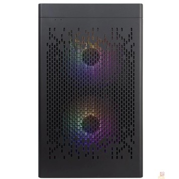 Корпус 1STPLAYER DK D3-B Black / mATX / 1x120mm & 2x140mm LED fans inc. / D3-B-BK-2F1P-1F1-1