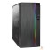 Корпуса Exegate EX296070RUS Корпус Minitower ExeGate mEVO-9301-EVO800 (mATX, БП EVO800RGB с вент. 12см, с окном, 2*USB+1*USB3.0, HD аудио, черный, с RGB подсветкой)
