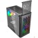Корпус Powercase Mistral Micro D3B ARGB, Tempered Glass, 2x 140mm ARGB PWM+1x 120mm ARGB PWM, чёрный, mATX  (CMMDB-A3)