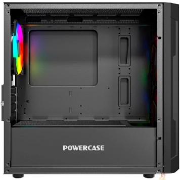 Корпус Powercase Mistral Micro D3B ARGB, Tempered Glass, 2x 140mm ARGB PWM+1x 120mm ARGB PWM, чёрный, mATX  (CMMDB-A3)-2