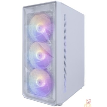 Корпус 1STPLAYER FD3-M White / mATX / 4x120mm LED fans / FD3-M-WH-4F1-W-1