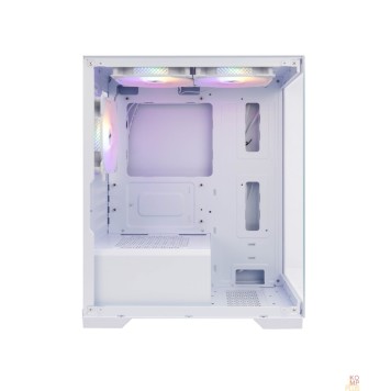Корпус 1STPLAYER MIKU Mi2 White / mATX / 3x120mm LED fans / Mi2-WH-3F1-W-2