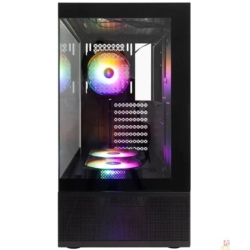 Корпус 1STPLAYER MIKU Mi7-A Black / ATX / 3x120mm LED fans / Mi7-A-BK-2F1R-1F1-1