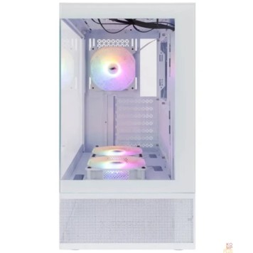Корпус 1STPLAYER MIKU Mi7-A White / ATX / 3x120mm LED fans / Mi7-A-WH-2F1R-W-1F1-W-1