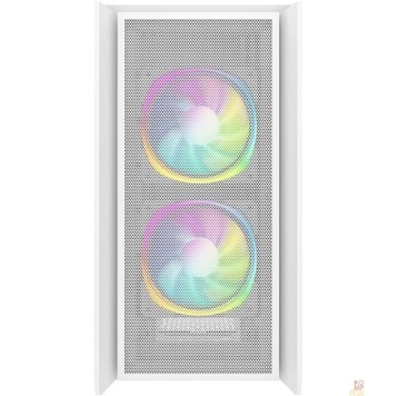 Корпус Powercase Alisio Micro Z3W ARGB, Tempered Glass, 3x 120mm ARGB fan, белый, mATX  (CAMZW-A3)-1