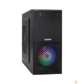 Корпуса Exegate EX296390RUS Корпус Minitower ExeGate mEVO-7807-XP500 (mATX, БП XP500 с вент. 12см, 1*USB+1*USB3.0, черный, 1 вент. 12см с RGB подсветкой)