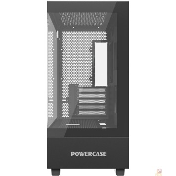 Корпус Powercase Vision Micro M, Tempered Glass, чёрный, mATX  (CVMMB-L0) -1