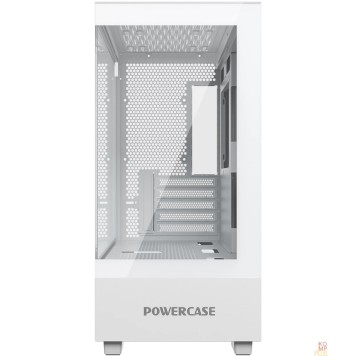 Корпус Powercase Vision Micro M, Tempered Glass, белый, mATX  (CVMMW-L0)-1