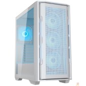 Корпуса Cougar Uniface X RGB White, 3x140mm ARGB +1x120mm ARGB Fan, ARGB Fan Hub, без БП, белый, E-ATX