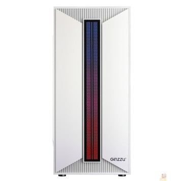 корпус Ginzzu B380 2*USB 2.0,AU RGB-1