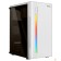 корпус Ginzzu D390 2*USB 2.0,AU White Window