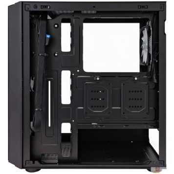 Корпус 1STPLAYER TRILOBITE T7-P Black / ATX / 4x120mm LED fans / T7-P-BK-4F1-1