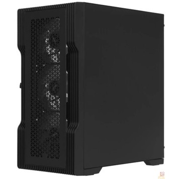 Корпус 1STPLAYER TRILOBITE T3 ARGB Black / mATX / 4x 120mm ARGB fans inc. / T3-BK-4F2(AP)-2