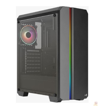 Корпус Корпус MidiTower AEROCOOL GENESIS-G-BK-V2 black (ATX, без БП, FRGB, 2xUSB2.0+USB3.2) (4711099473892)