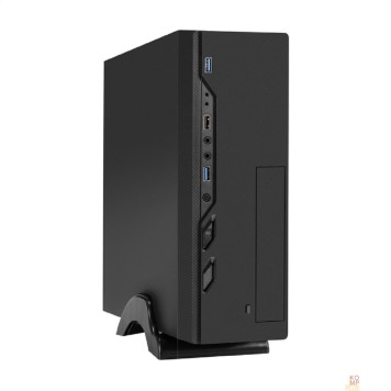 Корпуса Exegate EX296297RUS Корпус Desktop ExeGate MI-208U2-M450 (mini-ITX/mATX, БП M450 с вент. 8см, 1*USB+2*USB3.0, аудио, черный)