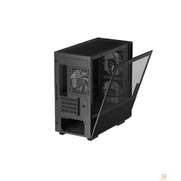 Корпус Корпус MiniTower Deepcool CH360 black (mATX, без БП, ARGB, USB3.2 Type-A + USB3.2 Type-C) (R-CH360-BKAPE3-G-1)-1
