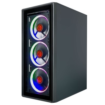 корпус Ginzzu CL325 ATX FAN 4*RR4 FRGB передняя панель Стекло-1