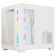 корпус Ginzzu V490 RGB подсветка, контроллер CRC6, 3* 12R6 FAN 12CM RGB, закаленное стекло 1*USB 3.0,1*USB 2.0, AU Белый mATX