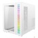 корпус Ginzzu V560 RGB подсветка, закаленное стекло 1*USB 3.0,1*USB 2.0, AU Белый ATX