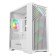 Корпус Powercase Mistral Micro X4W, Tempered Glass, 4х 120mm 5-color fan, белый, mATX  (CMMXW-L4)
