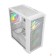 Корпус Powercase Mistral Micro X4W, Tempered Glass, 4х 120mm 5-color fan, белый, mATX  (CMMXW-L4)