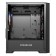 Корпус Powercase ByteFlow Micro Black, Tempered Glass, 4х 120mm ARGB fans, ARGB HUB, чёрный, mATX  (CAMBFB-A4)