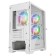 Корпус Powercase ByteFlow Micro White, Tempered Glass, 4х 120mm ARGB fans, ARGB HUB, белый, mATX  (CAMBFW-A4)