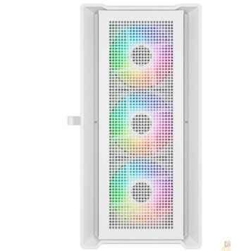 Корпус Powercase Alisio Micro X4W V2, Tempered Glass, 4х 120mm ARGB fans, ARGB HUB, белый, mATX  (CAMCXW-A4)-1