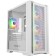 Корпус Powercase Alisio Micro X4W V2, Tempered Glass, 4х 120mm ARGB fans, ARGB HUB, белый, mATX  (CAMCXW-A4)