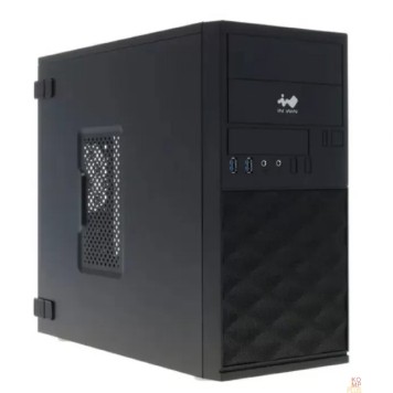 Корпус MiniTower INWIN EFS052BL  PM-600ATX   U3*2 +A(HD)+ front fan holder+ Screwless 6195504