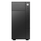 Корпус Foxline FZ-017 Forza mATX case, black, W/O PSU, w/2xUSB2.0, w/pwr cord, w/o FAN