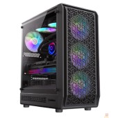 Корпуса GameMax Корпус Forge MB без БП (Черный, ATX, USB3.0,Зак.стекло,4*120мм ARGB вент+конт., пыл.фильтр)