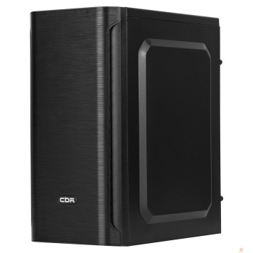 Корпус CBR Корпус mATX Minitower MX10, c БП PSU-ATX450-12EC (450W/120mm), 2*USB 2.0, HD Audio+Mic, Black PCC-MATX-MX10-450W-1