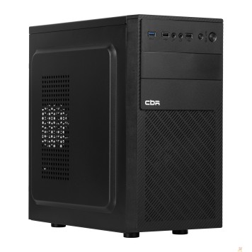 Корпус CBR Корпус mATX Minitower RD850, без БП, 1*USB 3.0, 2*USB 2.0, HD Audio+Mic, кабель питания 1.2м, Black PCC-MATX-RD850-WPSU