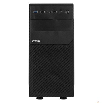 Корпус CBR Корпус mATX Minitower RD850, без БП, 1*USB 3.0, 2*USB 2.0, HD Audio+Mic, кабель питания 1.2м, Black PCC-MATX-RD850-WPSU-2