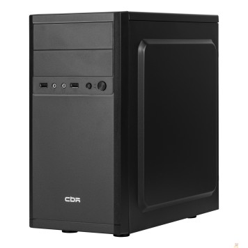 Корпус CBR Корпус mATX Minitower RD873, без БП, 2*USB 2.0, HD Audio+Mic, кабель питания 1.2м, Black PCC-MATX-RD873-WPSU-1