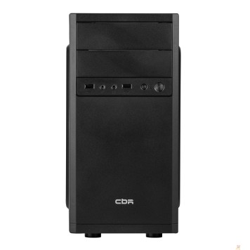 Корпус CBR Корпус mATX Minitower RD873, без БП, 2*USB 2.0, HD Audio+Mic, кабель питания 1.2м, Black PCC-MATX-RD873-WPSU-2