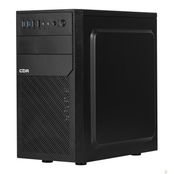 Корпус CBR Корпус mATX Minitower RD880, без БП, 2*USB 3.0, 2*USB 2.0, HD Audio+Mic, кабель питания 1.2м, Black PCC-MATX-RD880-WPSU