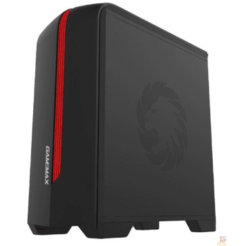 Корпуса GameMax Корпус Centauri Black Red без БП (ATX,Черн.-кр,USB3.0, Зак.стекло, 1*120мм. RGB, пыл.фильтр)-1