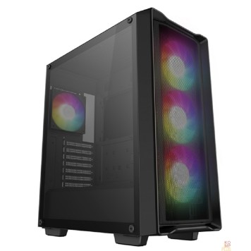 Корпус Корпус Deepcool CC560 Mesh V2 черный без БП ATX 4x120mm 5x140mm 2xUSB3.0 audio bott PSU