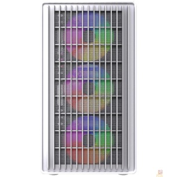 Корпус Powercase Корпус Mistral Micro C4W ARGB, Tempered Glass, 4x 120mm ARGB PWM Fan, белый, mATX  (CMMCW-A4)-2