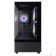 Корпус 1STPLAYER MIKU Mi5 ARGB Black / mATX / 3x120mm ARGB fans / Mi5-BK-2FC7R-1FC7