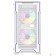 Корпус Powercase Mistral Micro X3W ARGB, Tempered Glass, 3x 120mm ARGB PWM Fan, белый, mATX  (CMMXW-A3)
