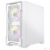 Корпус Powercase Mistral Micro X3W ARGB, Tempered Glass, 3x 120mm ARGB PWM Fan, белый, mATX  (CMMXW-A3)